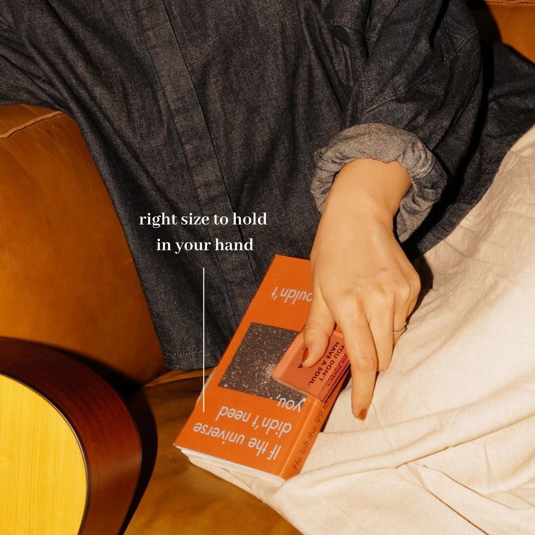 portable size of 「You Are Important」 Notebook - brick red - Paper Ground