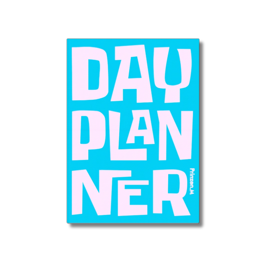 cover of Undated Daily Planner, To Do List Notebook- Blue - Paper Ground