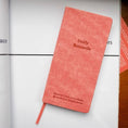 Load image into Gallery viewer, Coral Pink PU Leather Day Planner - Paper Ground

