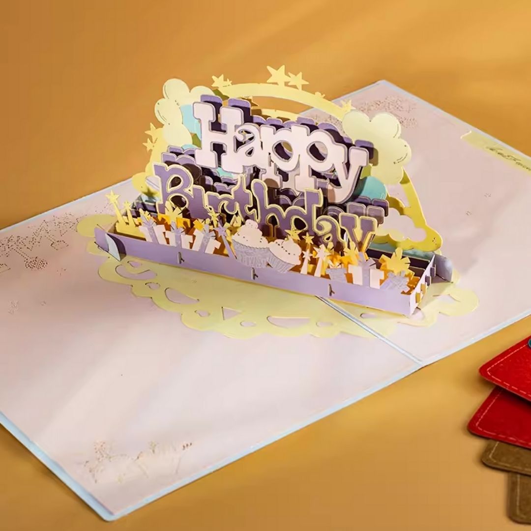 3D Pop-Up Card - Happy Birthday