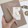 Load image into Gallery viewer, Name Customized Fringes C6/A6 Notebook  - Matcha
