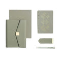 Load image into Gallery viewer, Name Customized Threefold C6/A6 Notebook  - Matcha
