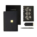 Load image into Gallery viewer, Name Customized Threefold C6/A6 Notebook  - Black
