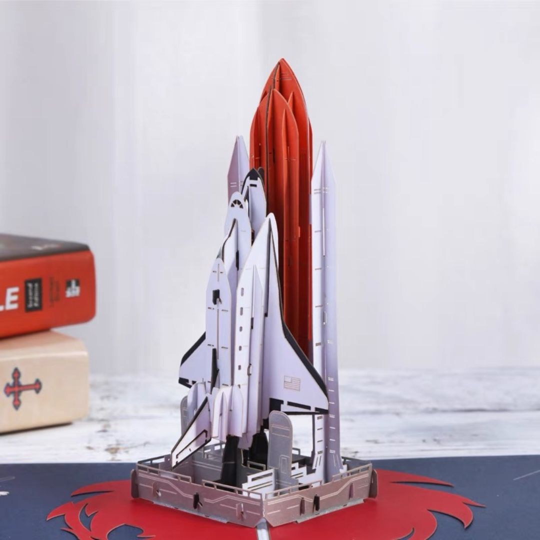 3D Pop-Up Card - Rocket