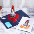 Load image into Gallery viewer, 3D Pop-Up Card - Rocket
