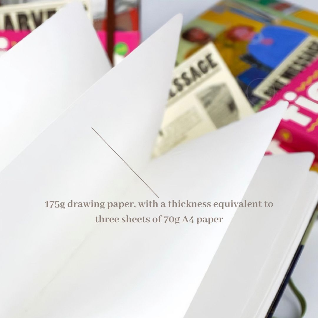 drawing paper of Sketch Book with Illustration Cover - Paradise - Paper Ground
