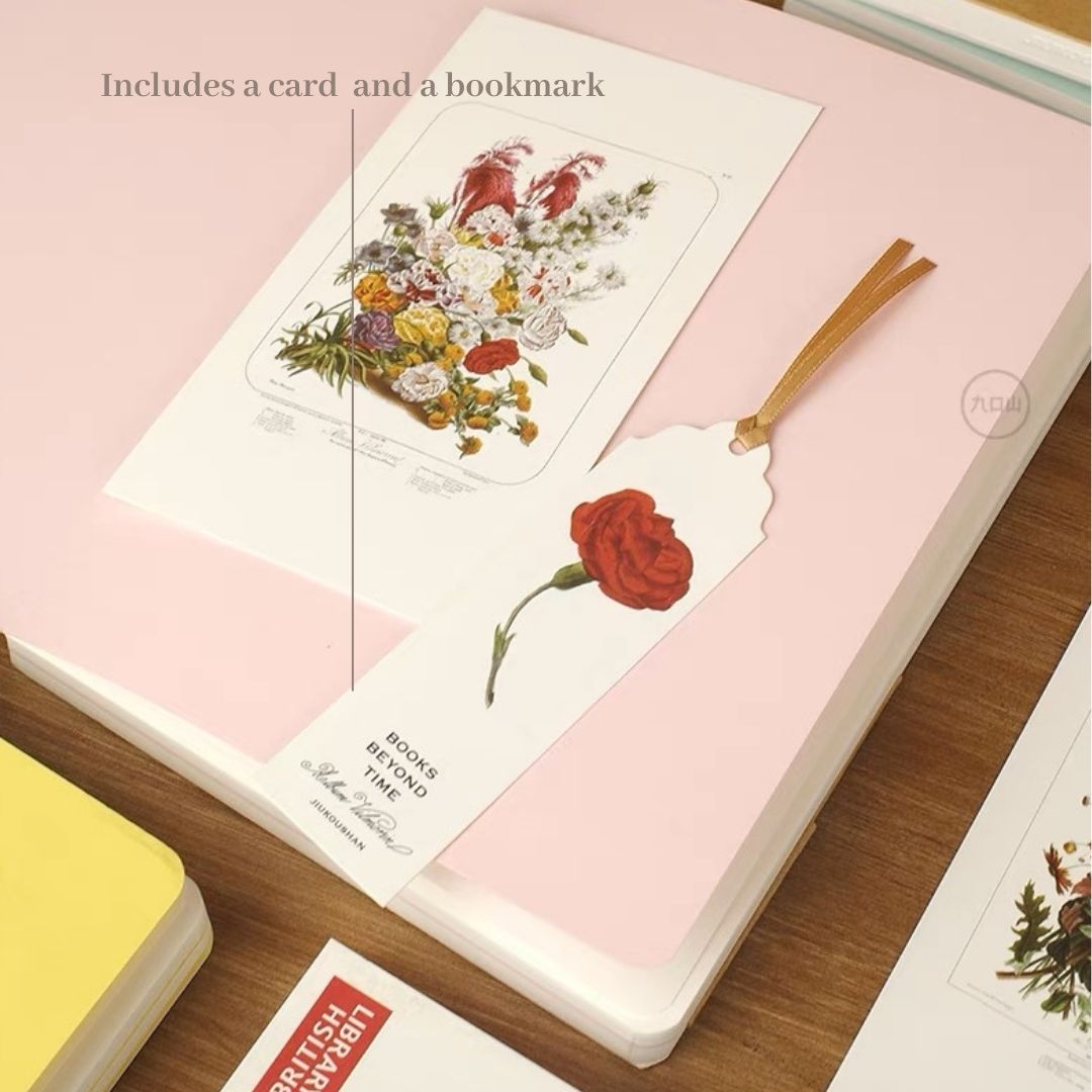 Bookmark of Blooming flowers notebook 1 - Paper Ground