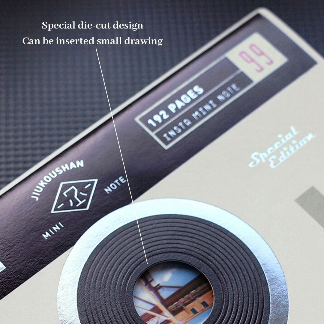special die-cut design of Instant Camera Journal - Brown - Paper Ground