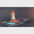 Load and play video in Gallery viewer, 3D Pop-Up Card - Rocket
